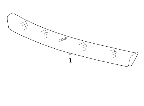 High Mounted Stop Lamp for 2001 Dodge Intrepid #0