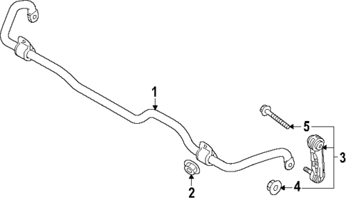 Stabilizer Bar & Components for 2022 Volvo XC40 Recharge #1