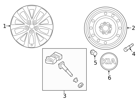Wheels for 2018 Kia Optima #2