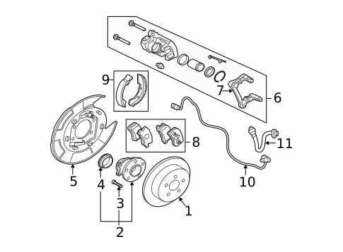 Anti-Lock Brakes for 2007 Mitsubishi Galant #1