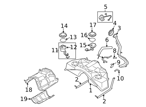 Fuel System Components for 2015 INFINITI Q40 #0