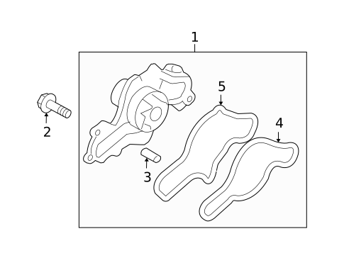 Water Pump for 2011 Mazda 6 #0