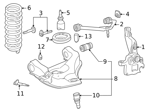 Suspension, Springs & Related Components for 1999 Ford Ranger #1