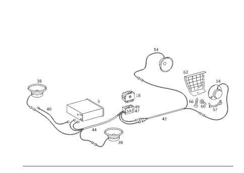 Radio Set, Radio Accessories, Antenna for 1984 Mercedes-Benz 300TD #1