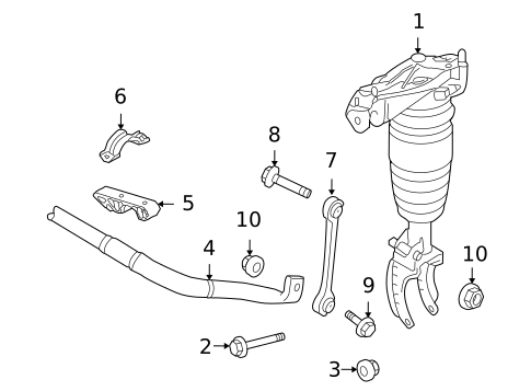 Shocks & Components for 2006 Porsche Cayenne #4