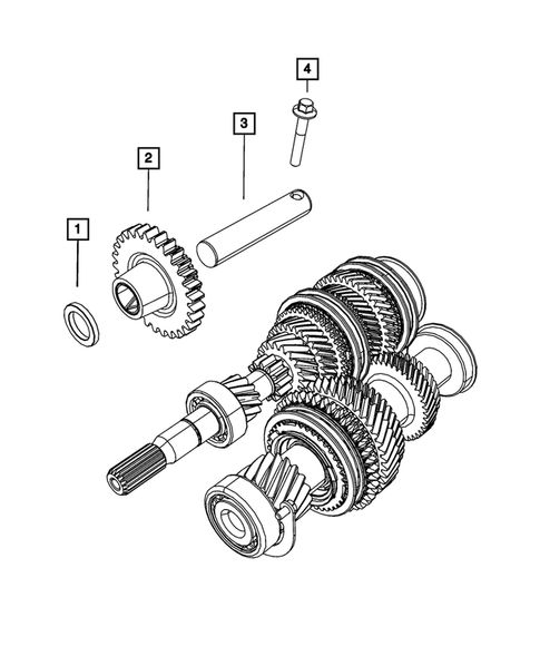 Gear Train for 2015 Jeep Compass #2