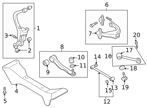Rear Suspension for 2005 Kia Optima #0
