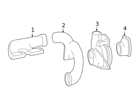 Ducts for 2016 Mercedes-Benz GLE300d #1