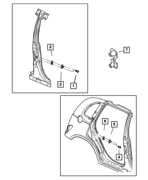 Aperture Panel for 2001 Chrysler PT Cruiser #3