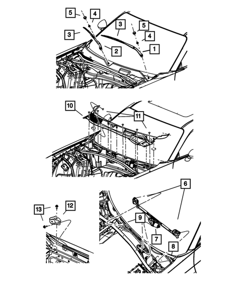 Wiper and Washer System for 2010 Dodge Challenger #0