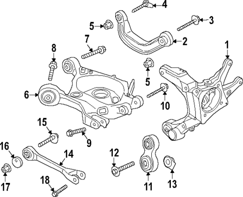 Rear Suspension for 2024 Ford Mustang #2