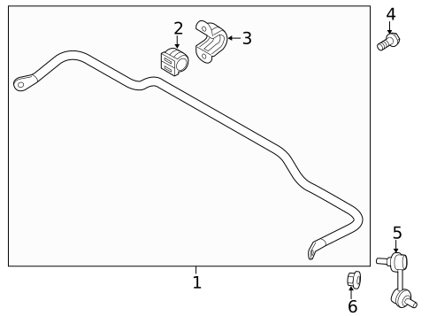 Stabilizer Bar & Components for 2022 Hyundai Santa Fe #2
