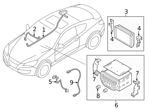 Navigation System for 2013 Hyundai Genesis Coupe #0