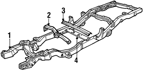 Frame & Components for 1988 GMC S15 #0