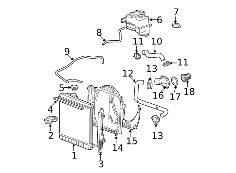 Radiator & Components for 2012 GMC Canyon #0
