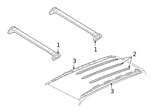 Roof Rack for 2006 Mercury Mariner #0