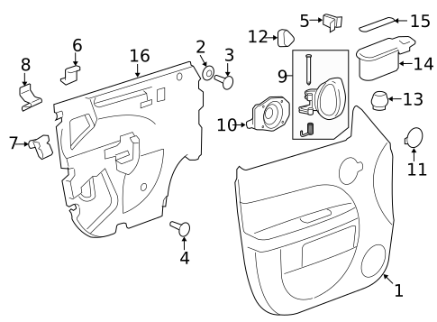 Mirrors for 2007 Chevrolet HHR #1