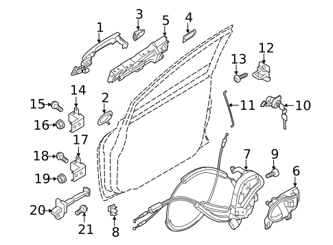 Lock & Hardware for 2019 Nissan TITAN XD #5