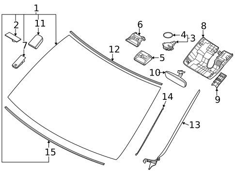 Wipers for 2023 Genesis GV70 #2