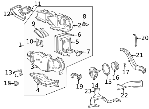 Motors, Core, Case & Related Components for 2004 Ford Excursion #1