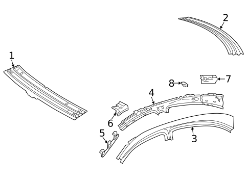 Roof & Components for 2021 Mercedes-Benz AMG® GT 43 #1