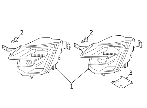Fog Lamps for 2017 Ford Police Interceptor Utility #1