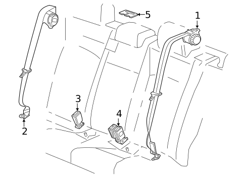 Seat Belt for 2016 Chevrolet Cruze #1