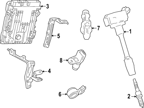 Ignition System for 2023 Lexus LX600 #1