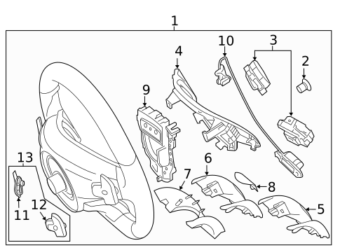 Steering Wheel for 2022 Mercedes-Benz C43 AMG #3