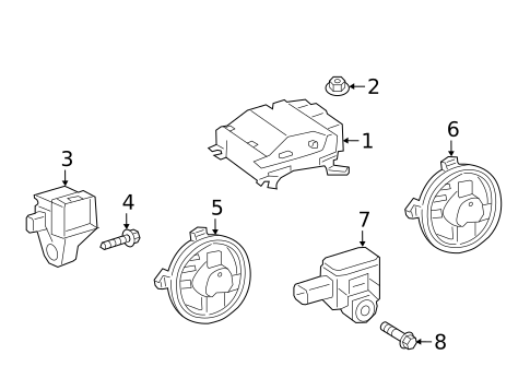 Air Bag Components for 2019 Mercedes-Benz G 63 AMG® #1