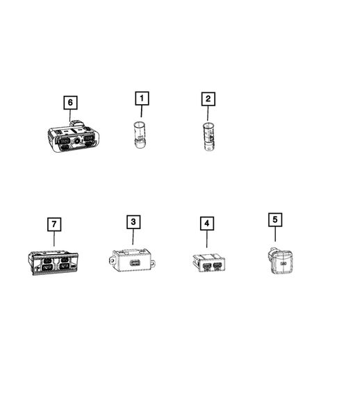 Power Distribution, Fuse Block, Junction Block, Relays and Fuses for 2020 Ram 3500 #3