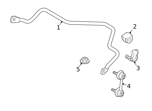 Stabilizer Bar & Components for 2005 BMW X3 #1