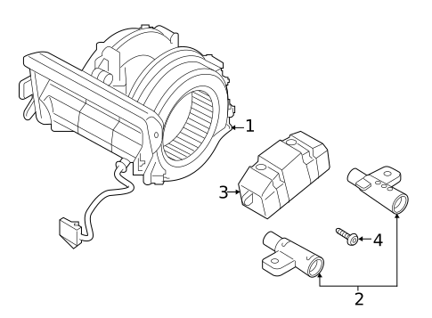 Blower Motor & Fan for 2025 Audi A8 Quattro #1