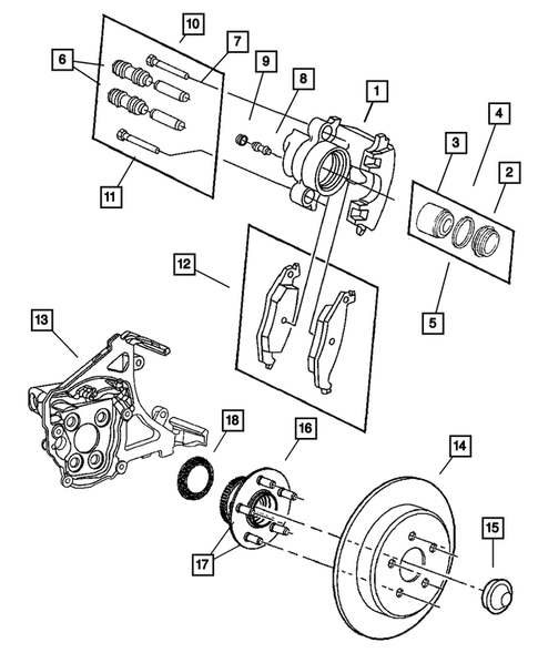 Rear Brakes for 2004 Dodge Neon #0