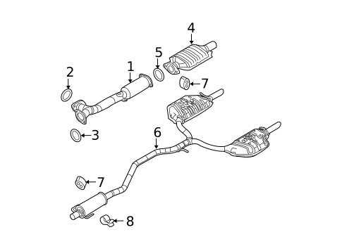 Exhaust Components for 2009 Ford Fusion #0