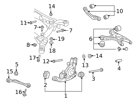 Rear Suspension for 2014 Audi A5 Quattro #2