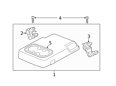 Rear Seat Components for 2023 Volvo V60 #4