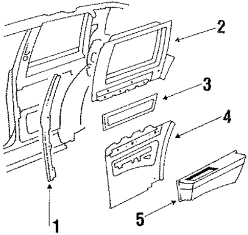 Interior Trim for 1985 Oldsmobile 98 #2