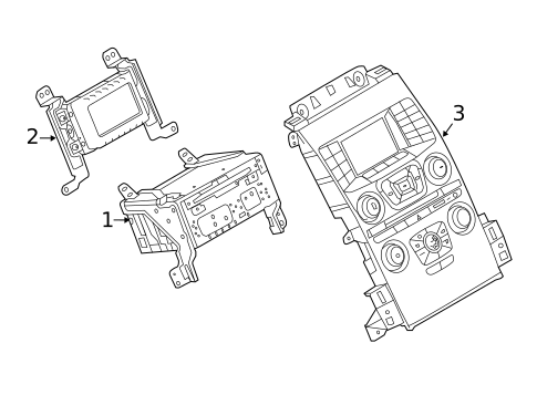 Controls for 2019 Ford Taurus #1