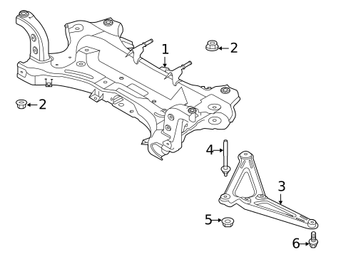 Suspension Mounting for 2019 Hyundai Veloster N #0