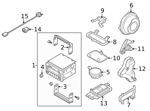 SOUND SYSTEM for 2014 Kia Sedona #0