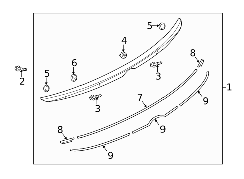 Spoiler for 2014 Mazda 3 #1