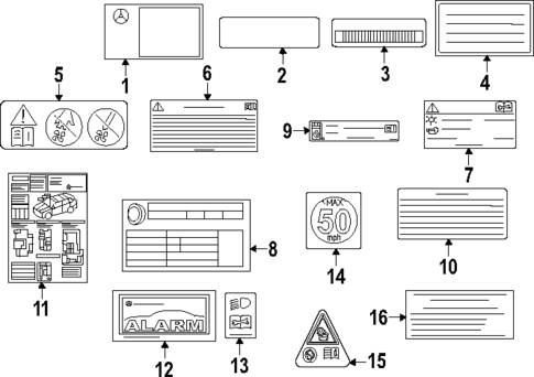 Labels for 2025 Mercedes-Benz GLC 350e #0