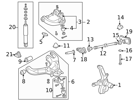 Suspension, Springs & Related Components for 1997 Mitsubishi Montero Sport #0