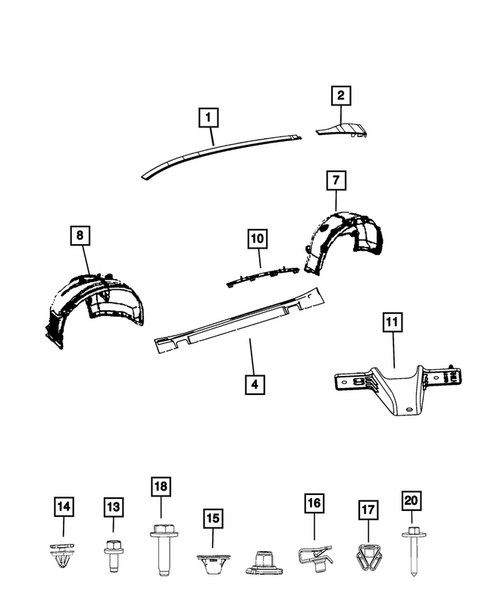 Moldings and Ornamentation for 2024 Dodge Charger Daytona #0