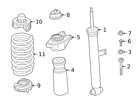 Shocks & Components for 2020 BMW Z4 #1