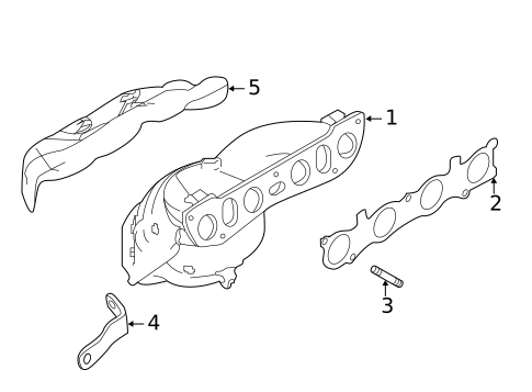 Exhaust Manifold for 2021 Nissan Qashqai #0