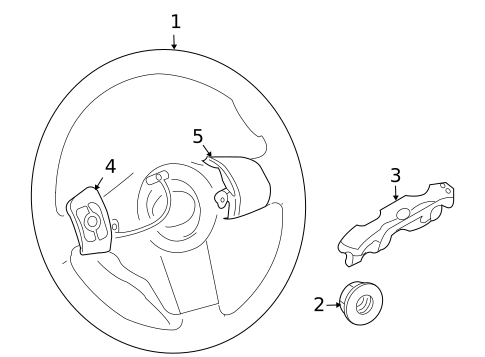 Steering Wheel & Trim for 2012 Toyota RAV4 #0