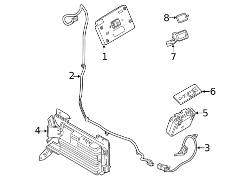 Electrical Components for 2014 Lincoln MKT #0