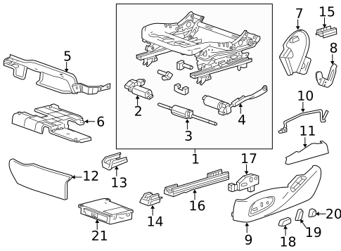 Power Seats for 2016 Cadillac ATS #0